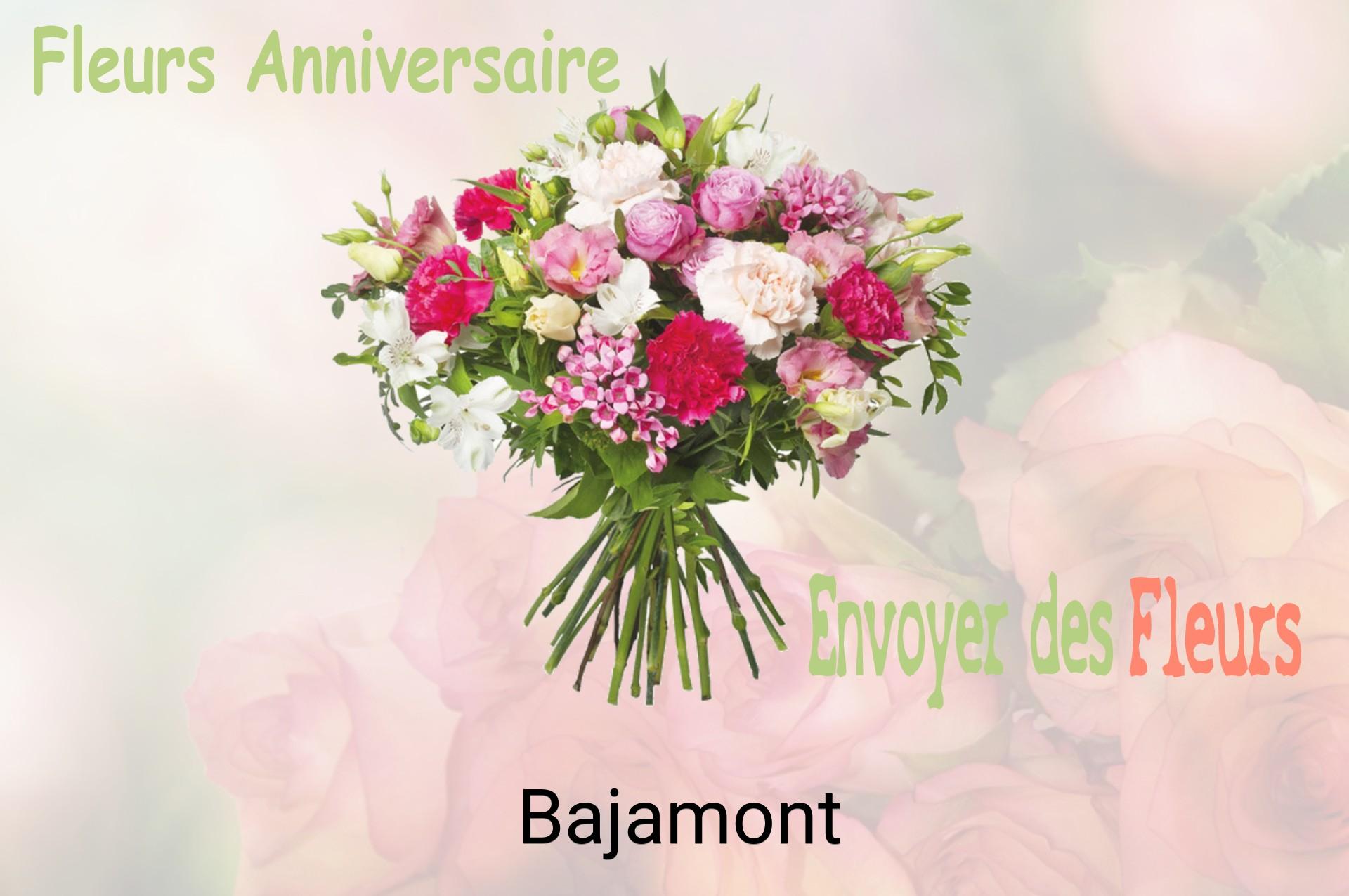 Bouquet de fleurs d’anniversaire livré à Bajamont