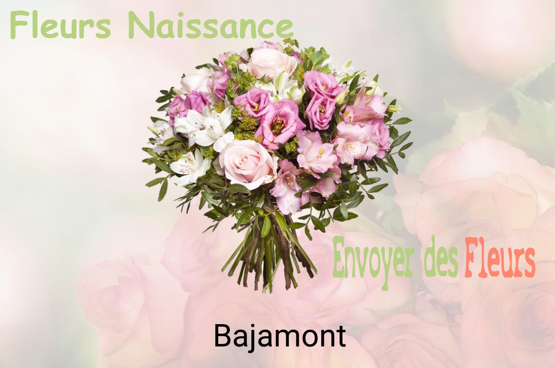 Bouquet de fleurs de naissance livré à Bajamont